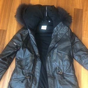 Sam Puffer with Fur Collar